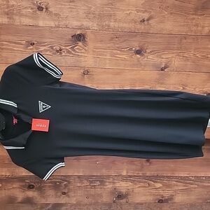 Guess Black Polo Dress